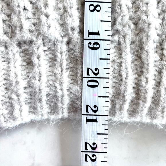Topshop crochet exaggerated collar sweater in ecru size XL - Picture 7 of 10